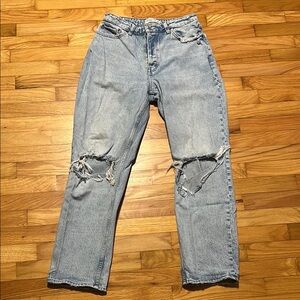 Abercrombie and Fitch - Curve Love - The Dad High Rise. Size 30/10R.